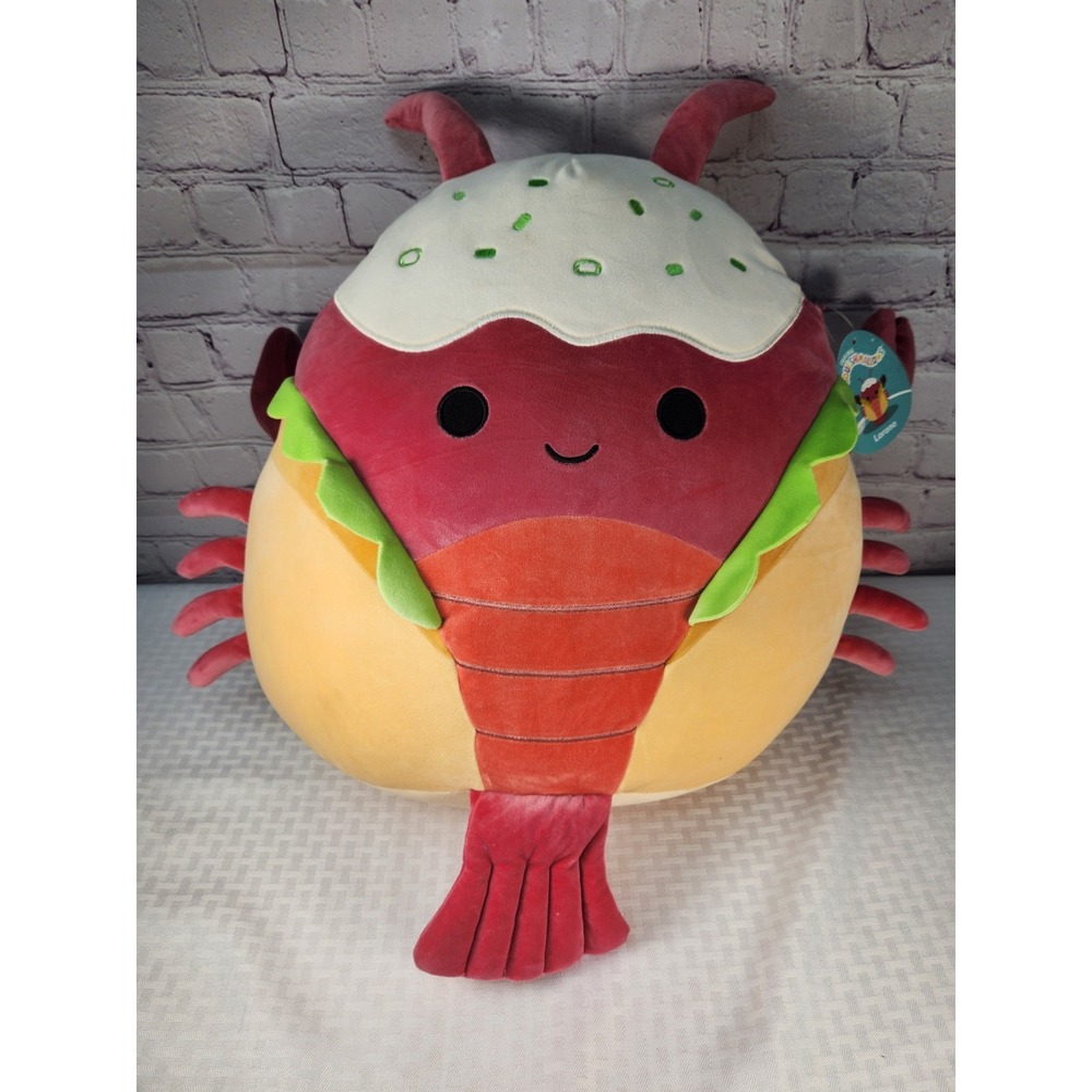 Squishmallows 16 Inch Lorono Lobster Roll Pillow Plush Toy New
